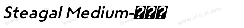 Steagal Medium字体转换